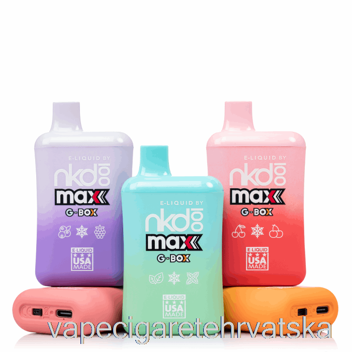Vape Hrvatska Gbox X Naked 100 5500 Disposable American Patriot